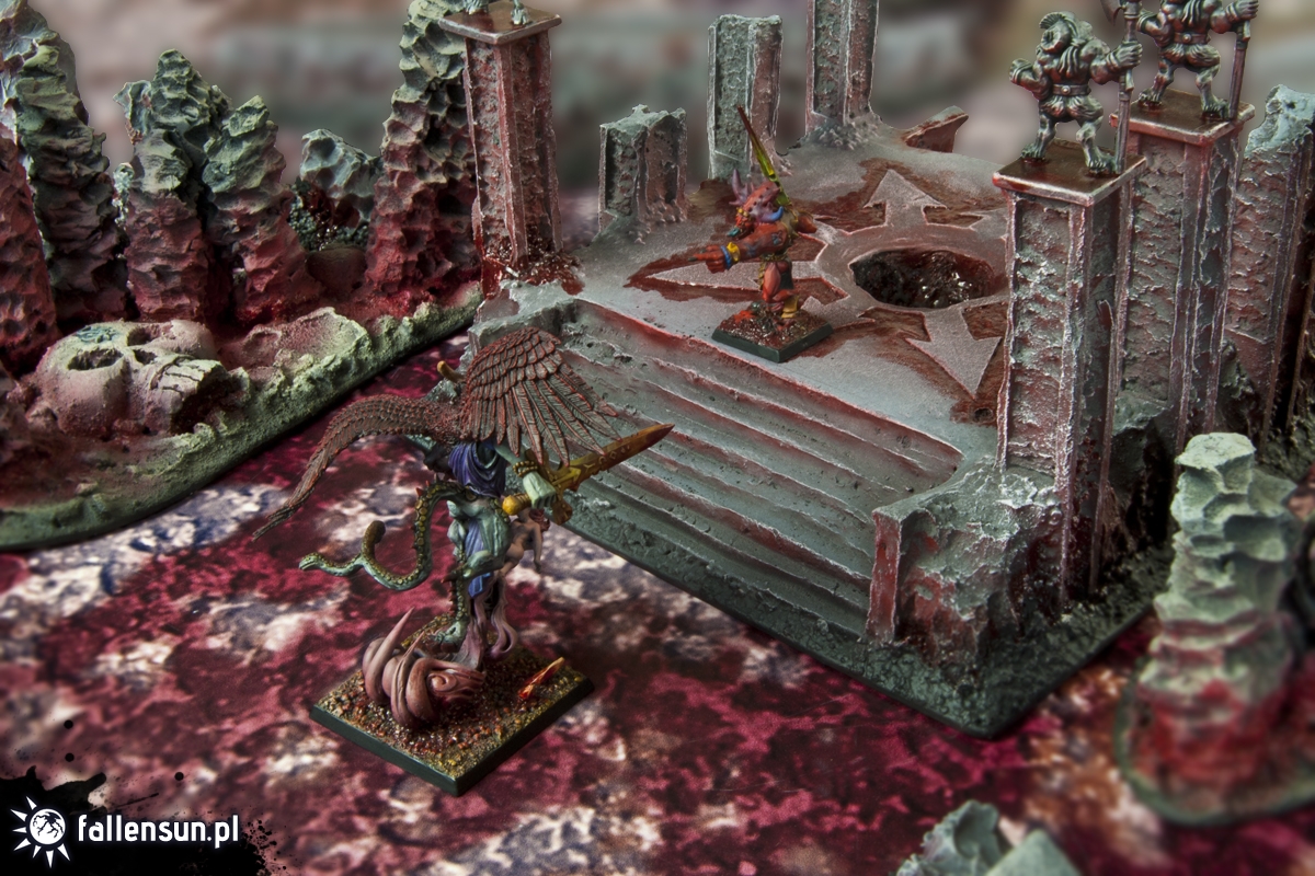 Terrain WFB - Terrain Warhammer - Daemons - Chaos Wastes - Far North - Daemon Dimension - Realm of Chaos - Realm of FallenSUN