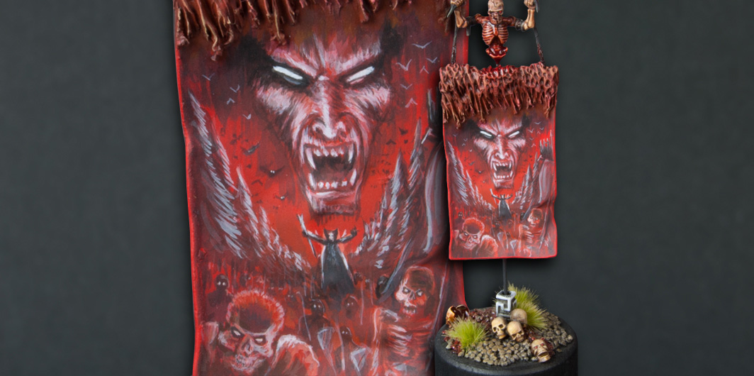 Warhammer - Vampire Counts - Blood Banner - Vampire Covenant - t9a